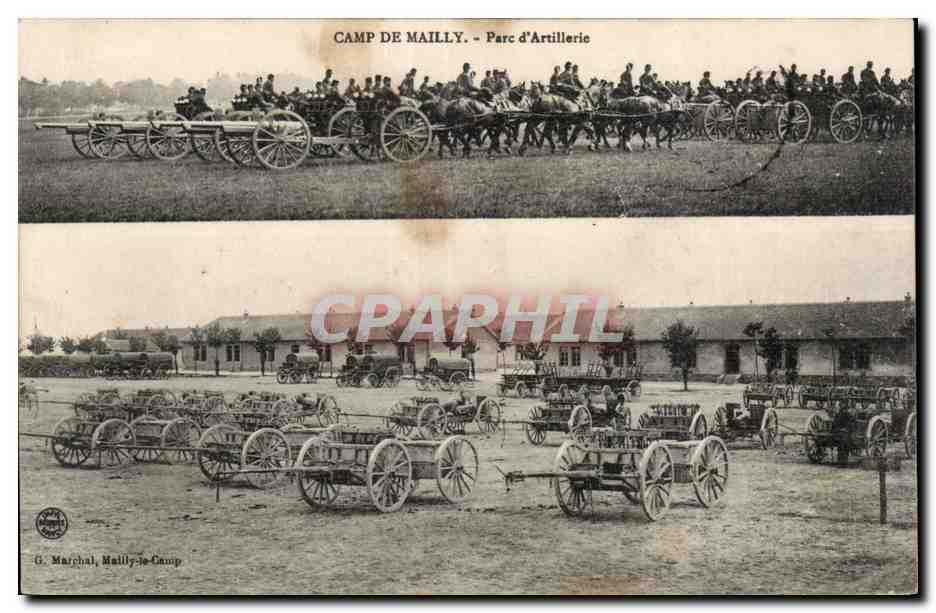 Camp de Mailly — Parc d'Artillerie — G. Marchal, Mailly-le-Camp