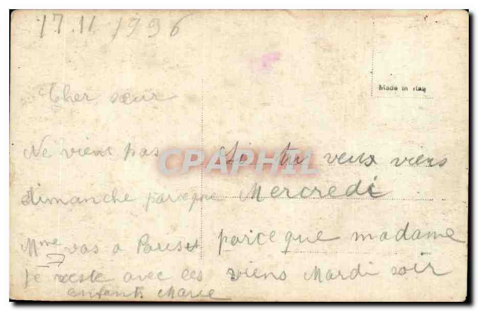 CPA Militaria L ilmperio del barbaro fini  — Rückseite