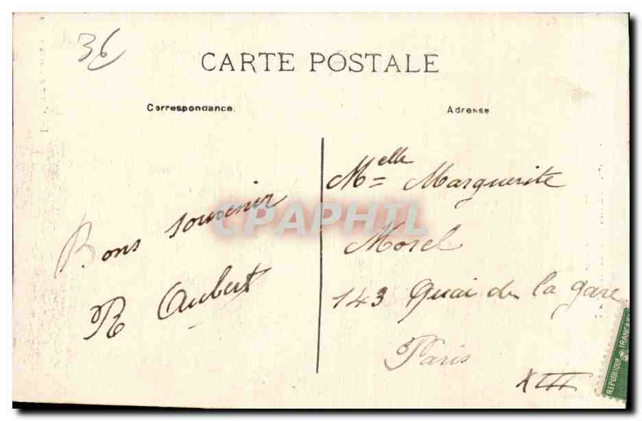 Benoit du Sault - Tour et Pont Grimard - CPA  — Rückseite
