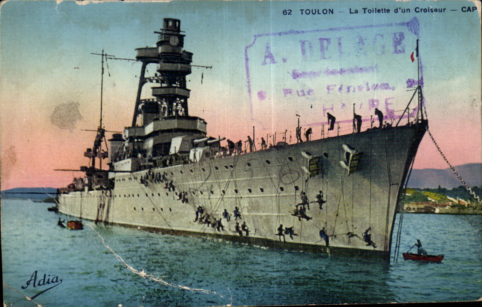Toulon - La Toilette d un Croiseur - CPA