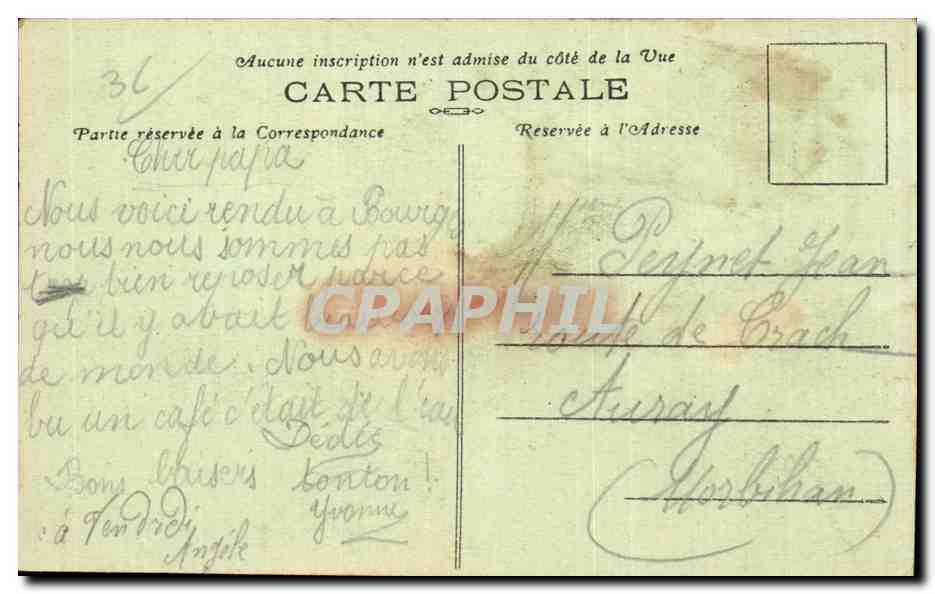 Folklore - Costumes - Les Chansons de Jean Rameau - Enfant - Fille - CPA  — Verso