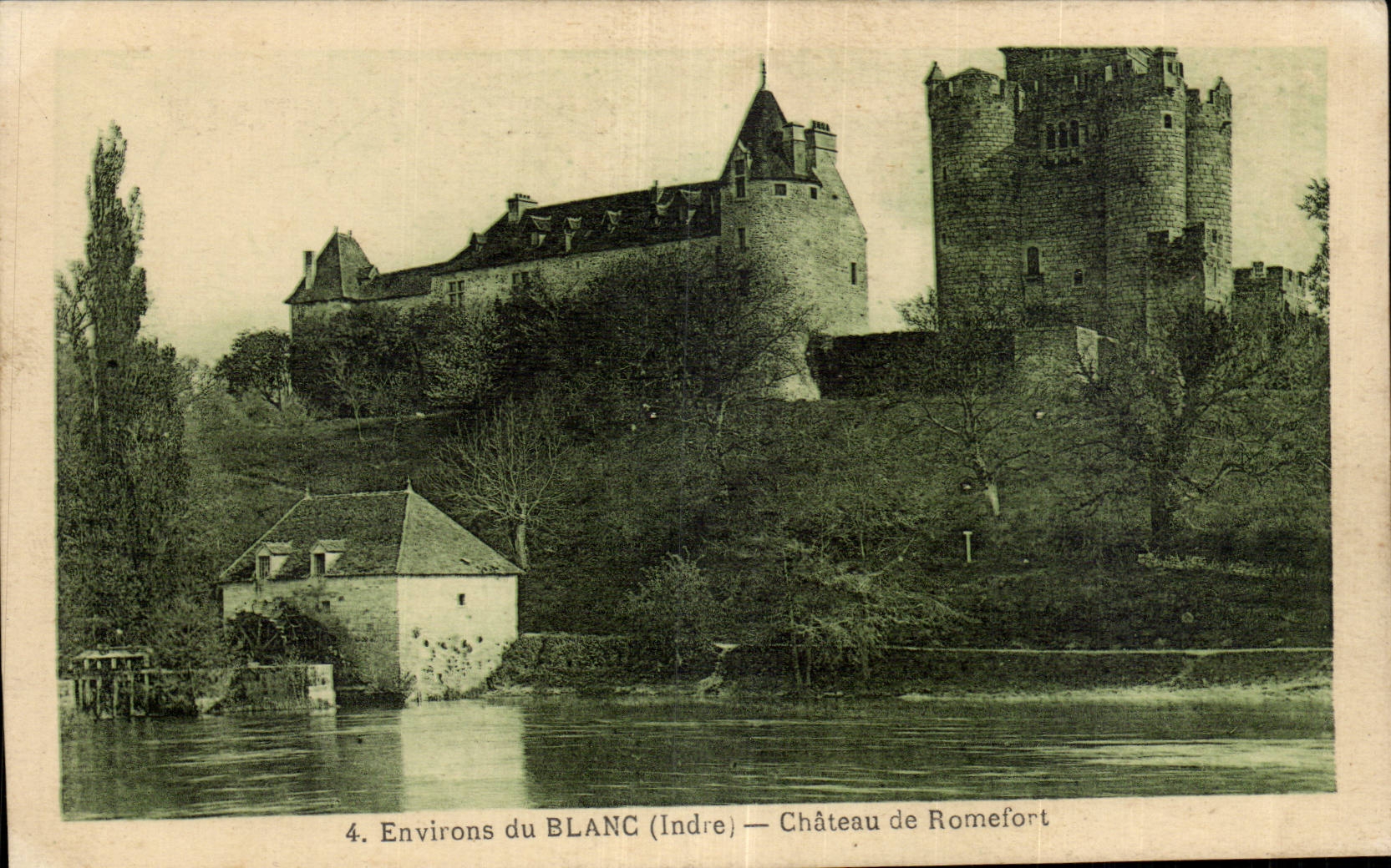 Le Blanc - Environs du Blanc - Chateau de Romefort - CPA 