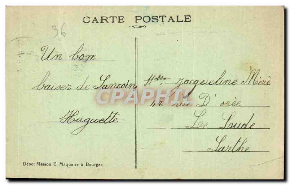 Folklore - Costumes - Les Chansons de Jean Rameau - Femme - CPA  — Verso