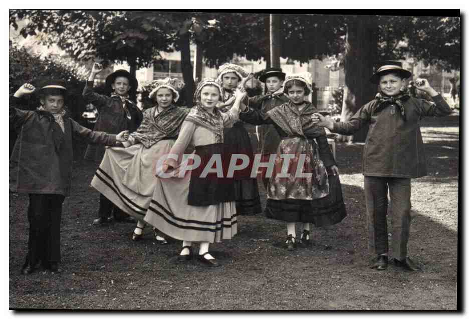 Folklore - Costumes - Enfants - CARTE PHOTO