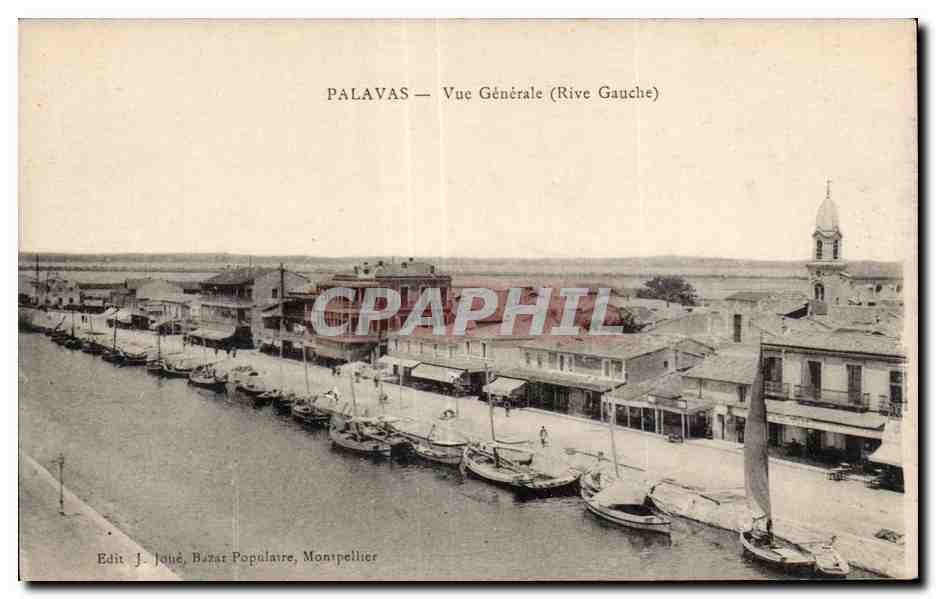 Palavas - Vue Generale - CPA 