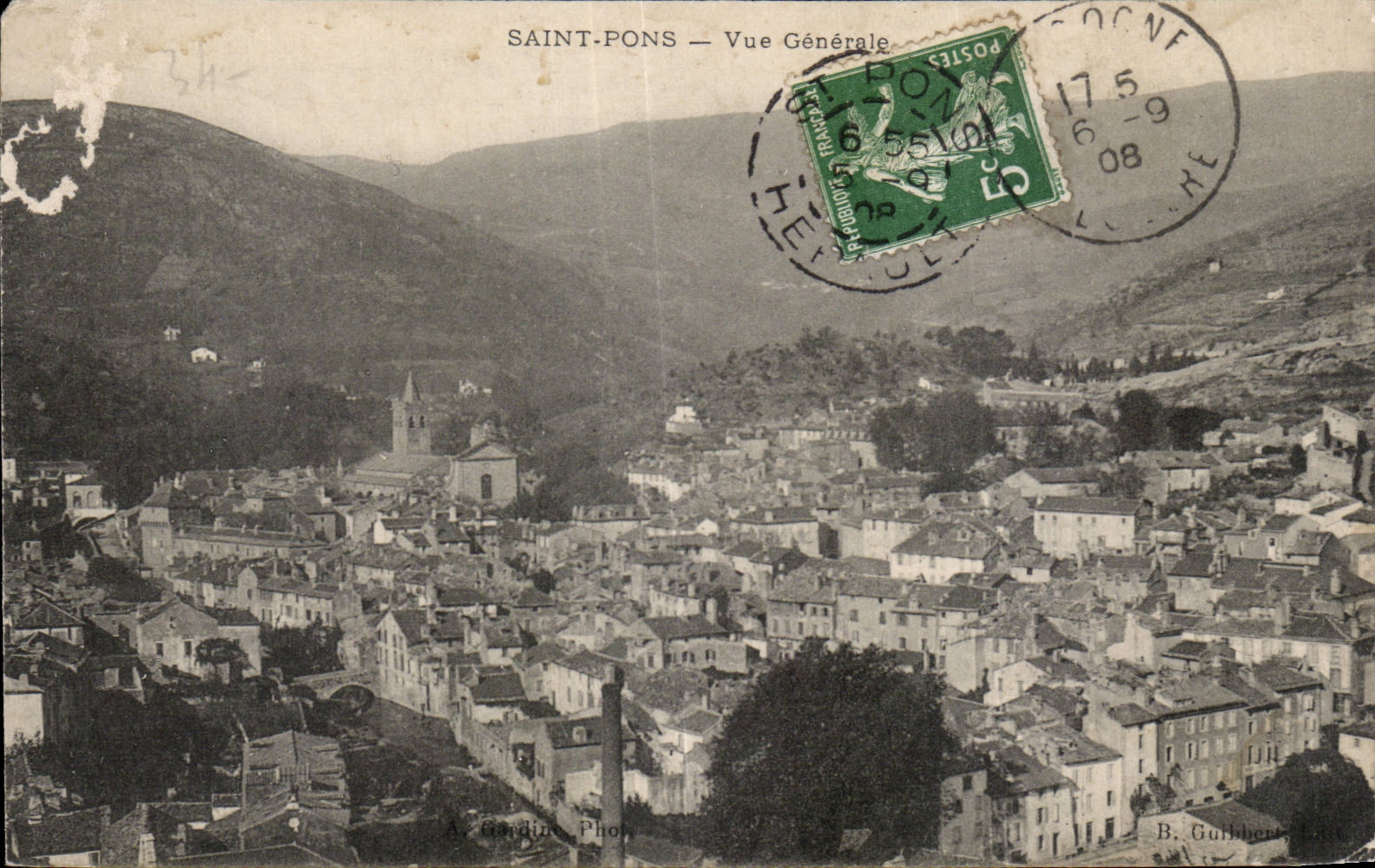 Saint Pons - Vue Generale - CPA 