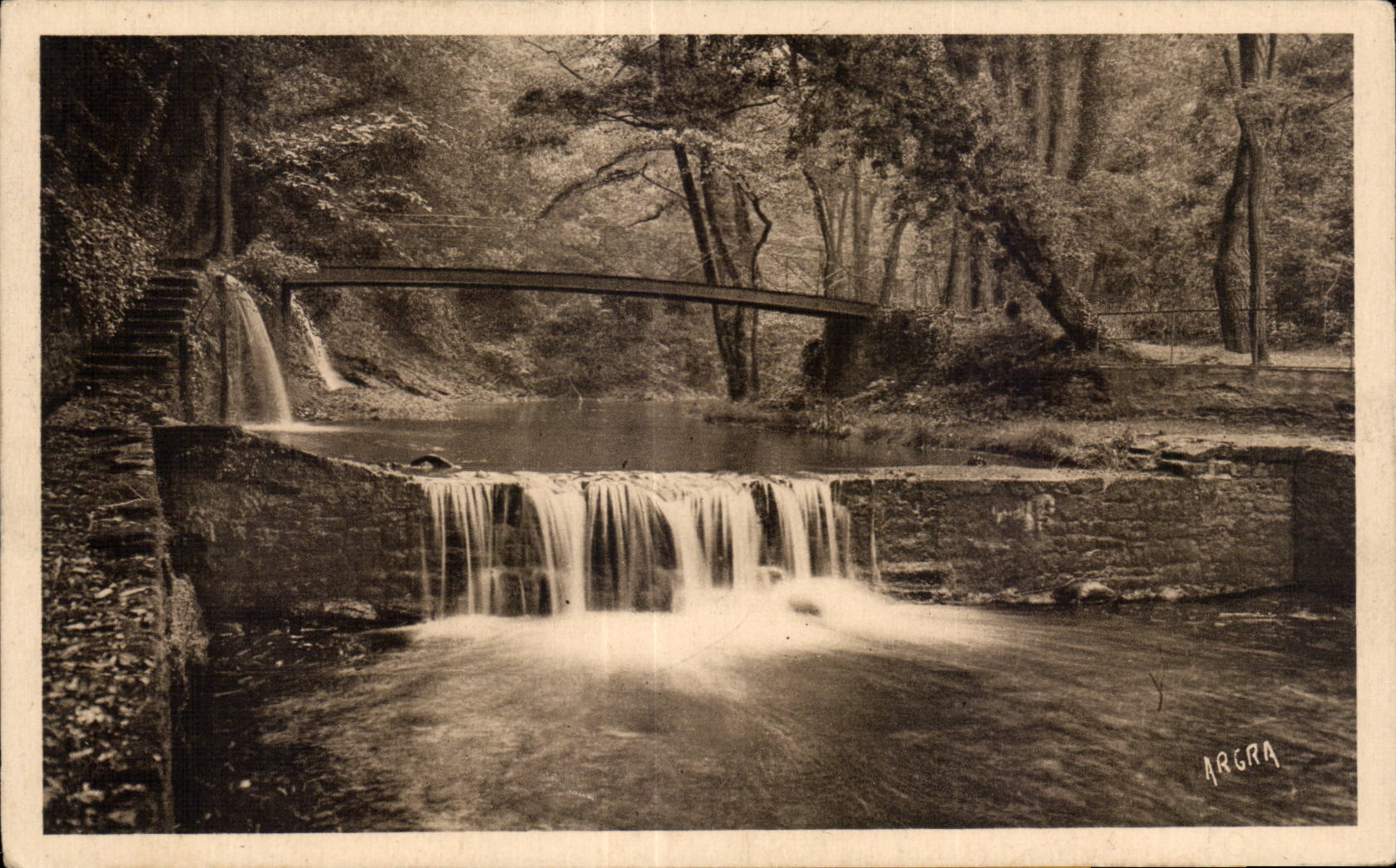 Lamalou les Bains - La Cascade au Petit Vichy - CPA 