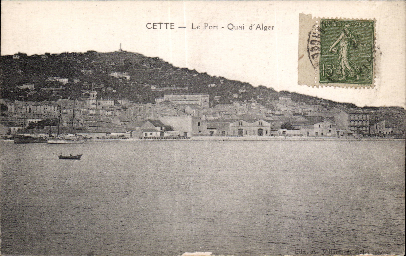 Sete - Cette - Le Port - Quai d Alger - CPA 