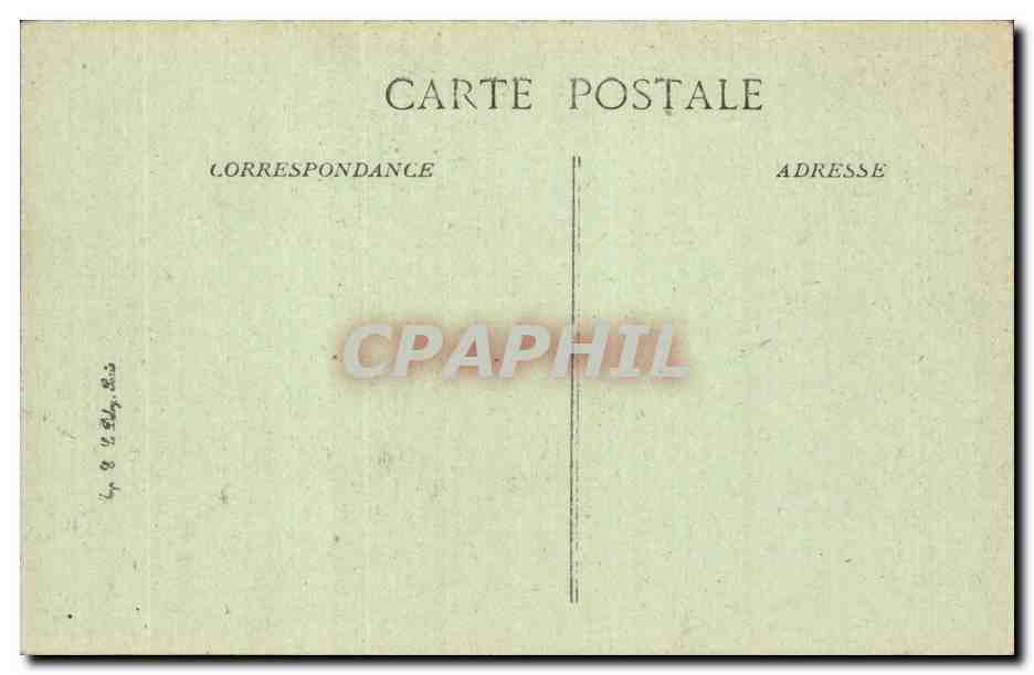 Verdun bombardé — La Gare — Visé, Paris No 1471 — Verso