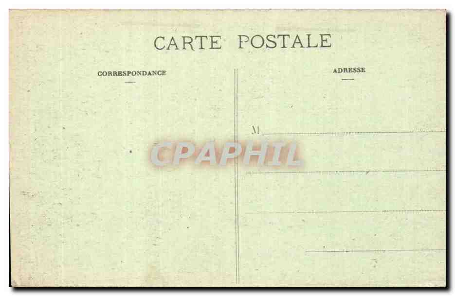 CPA Militaria Guerre de 1914 Senlis incendie par les allemands Le bureau de tabacs Au point du jour  — Rückseite