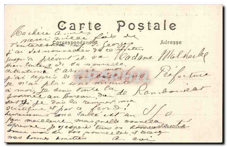 CPA Militaria Guerre de 1914 Compiegne Le pont detruit  — Rückseite