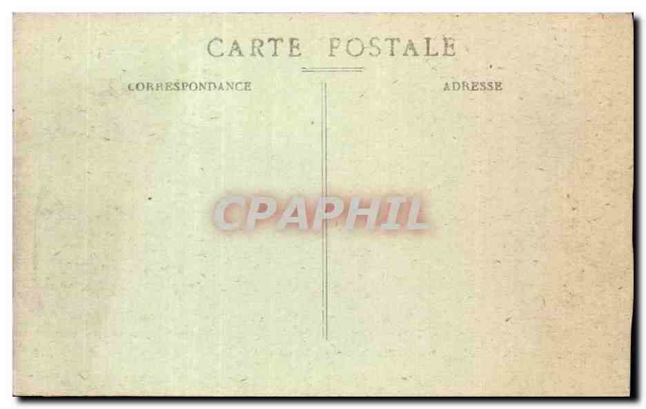 Reims (Marne) - Die Porte de Paris und Umgebung durch deutsche Granaten bombardiert (Foto Dez. 1918) - Foto von Marcel Delboy, Bordeaux — Rückseite