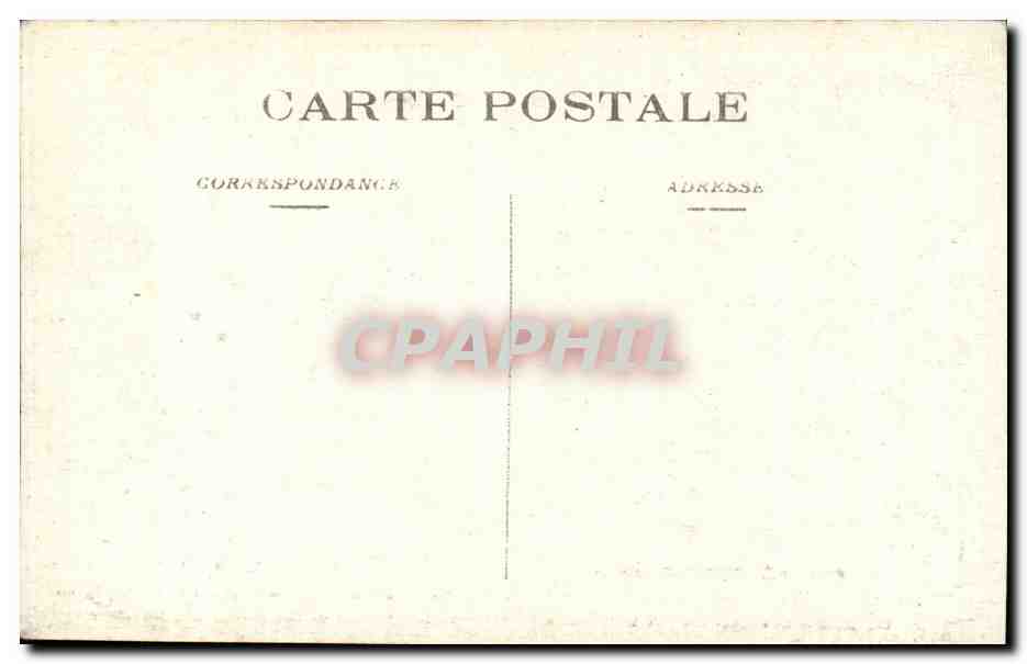 CPA Militaria Guerre de 1914 Peronne La devastation allemande La statue de Catherine de Poix remplacee par un mannequin  — Rückseite