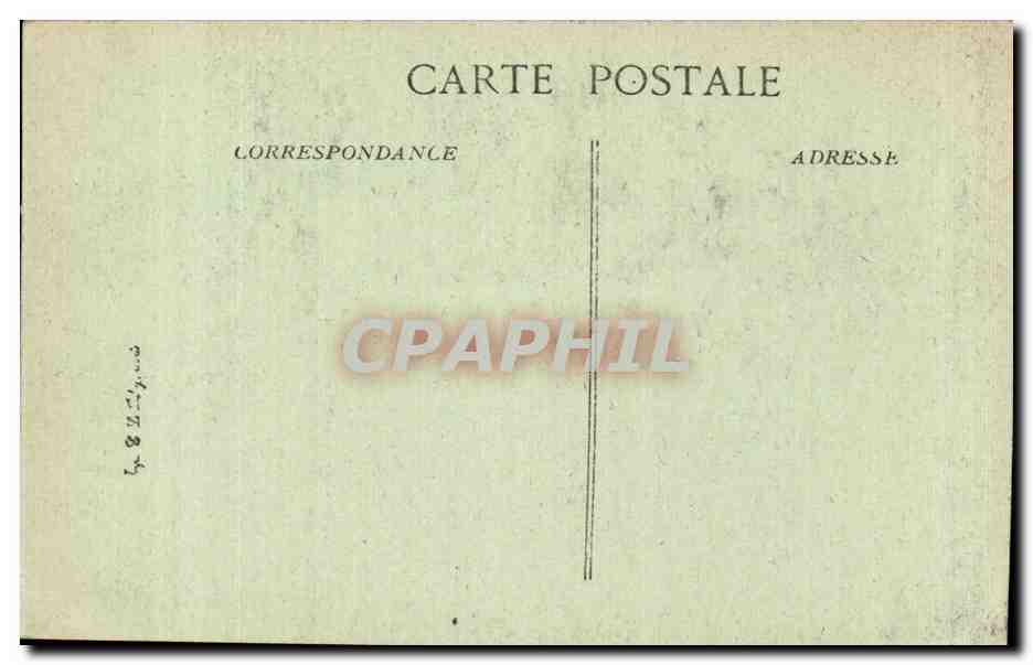CPA Militaria Verdun bombarde Rue Beaurepaire — Rückseite