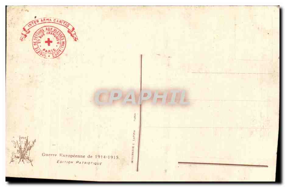 CPA Militaria Les conseils de l ancien  — Rückseite