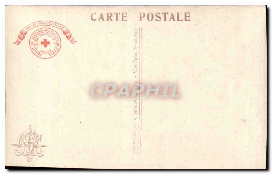 CPA Militaria Musee de l armee Campagne 1914 1915 Aeroplane allemand Taube pris a l ennemi — Rückseite