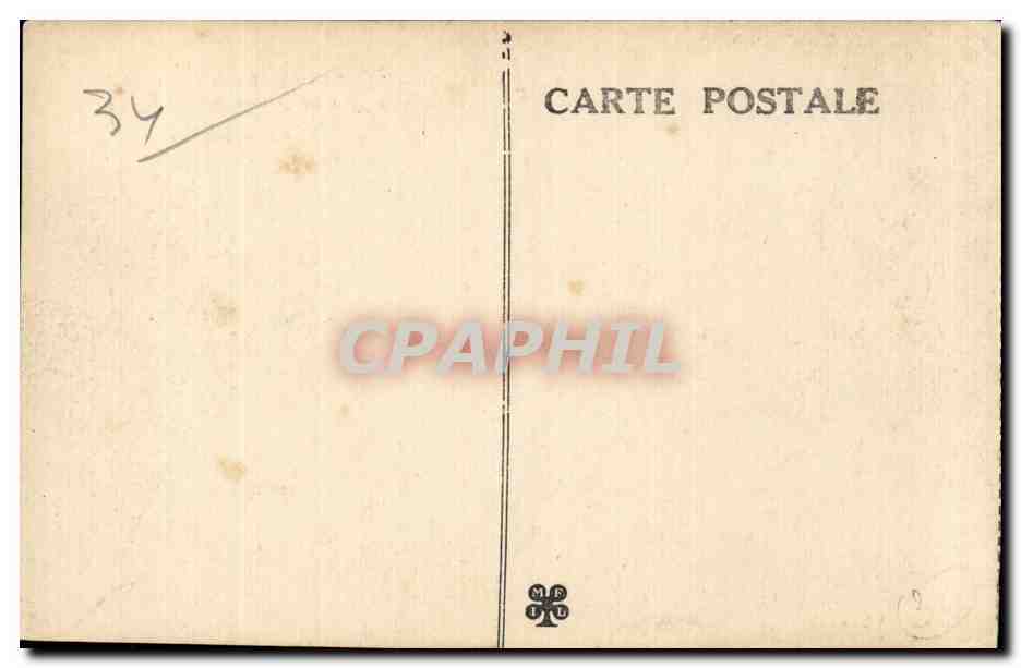 CPA Palavas les Flots Le casino et les villas rive droite  — Back