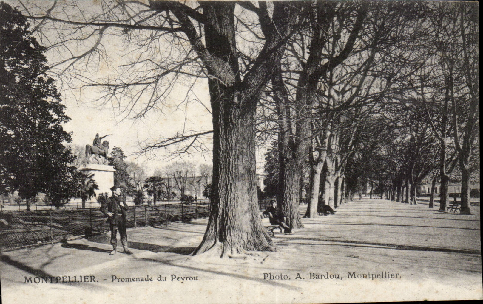 CPA Montpellier Promenade du Peyrou 