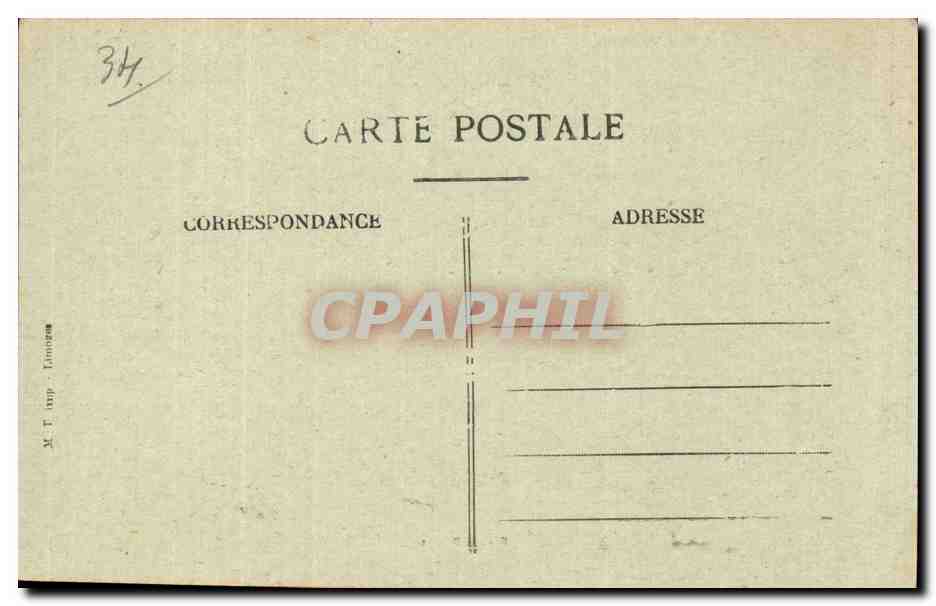 Environ de LODÈVE — Côte St-Pierre-de-la-Fage — Le Lacet du Pont Noir — Edit. J. Bonnet — Rückseite
