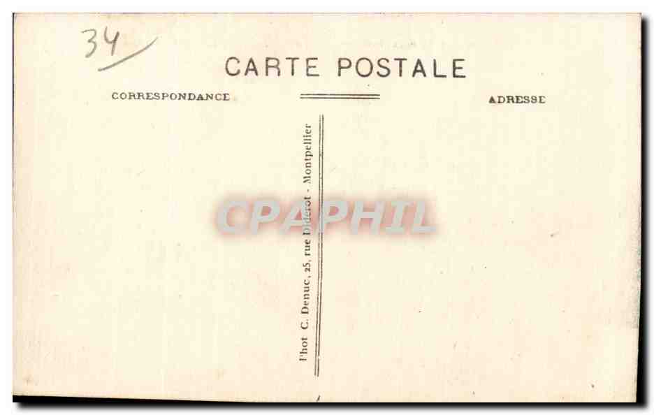 CPA Sette Station balneaire et climatique Le museum et le kiosque — Rückseite