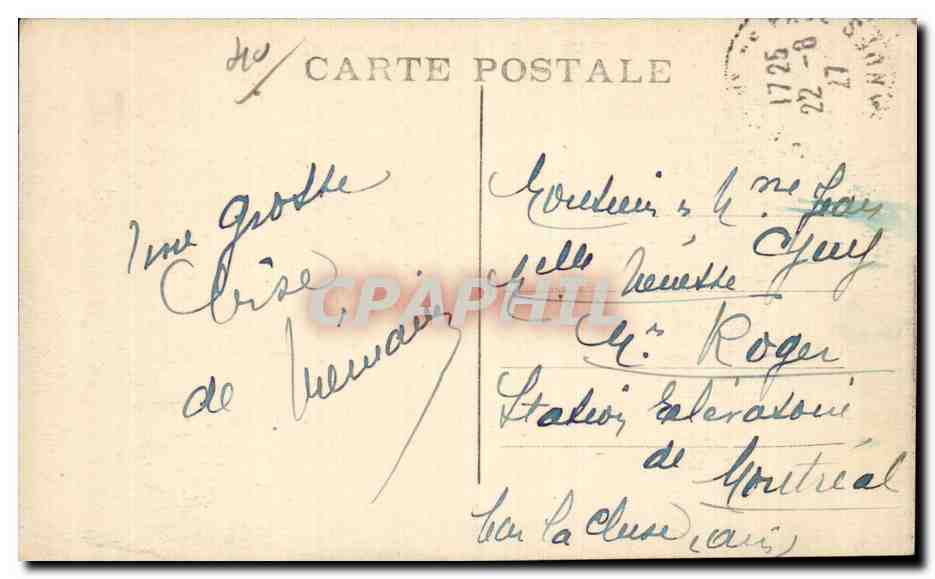 CPA Dax le casino et les thermes — Rückseite
