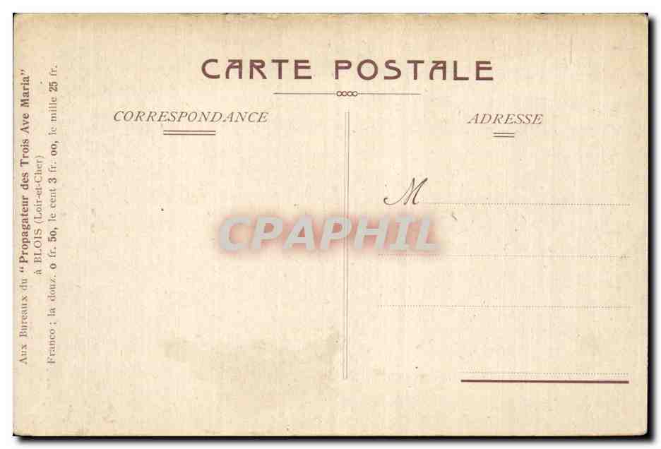 CPA Militaria la France Soldat du Christ aupres des nations — Verso