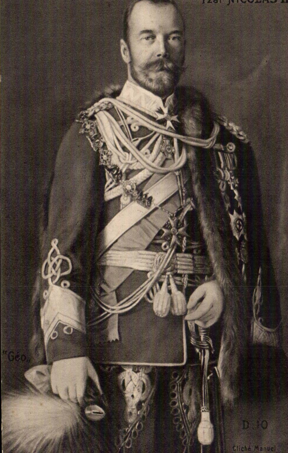 Nicolas II — Empereur de Russie — Cliché Manuel, n° D.10