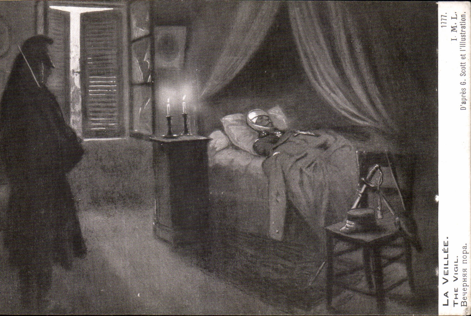 CPA la veillee Scott