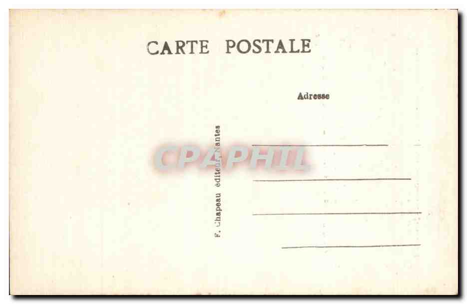 CPA Fantaisie RPD Antoine 1er abbe de la Trappe de Melleray — Rückseite