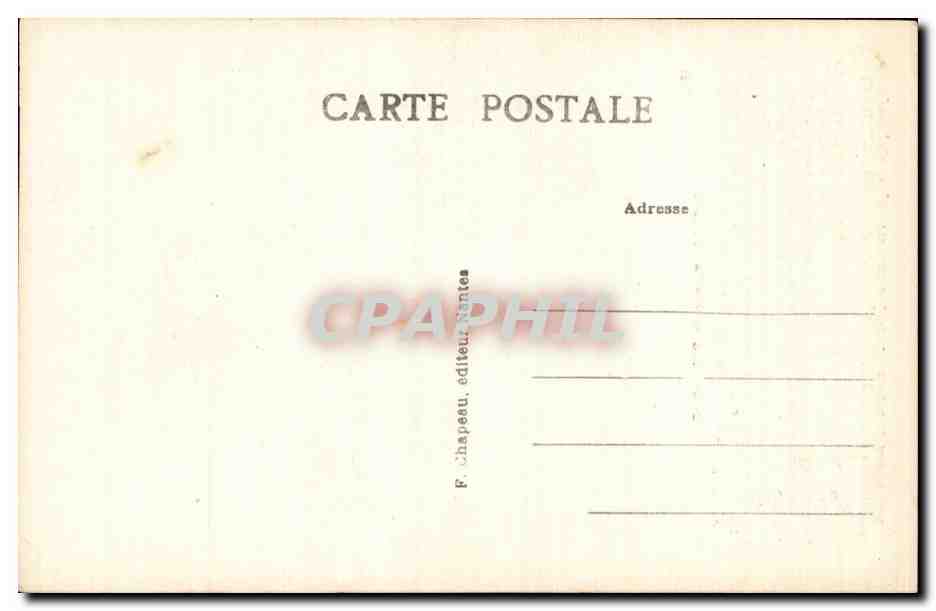 CPA Fantaisie Pierre 1er duc de Bretagne — Rückseite