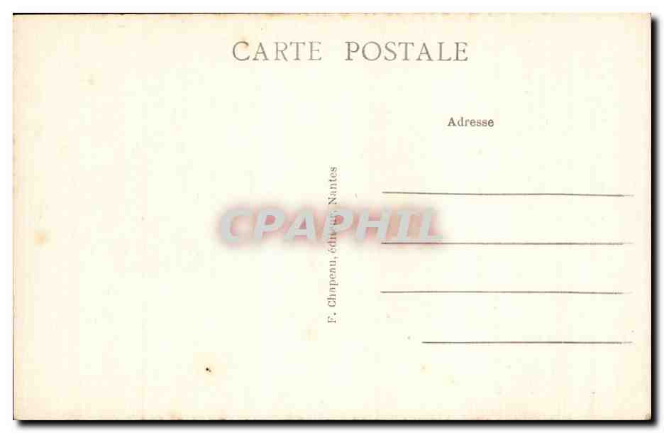 CPA Fantaisie Baronne de Charette Comtesse de Vierzon  — Rückseite