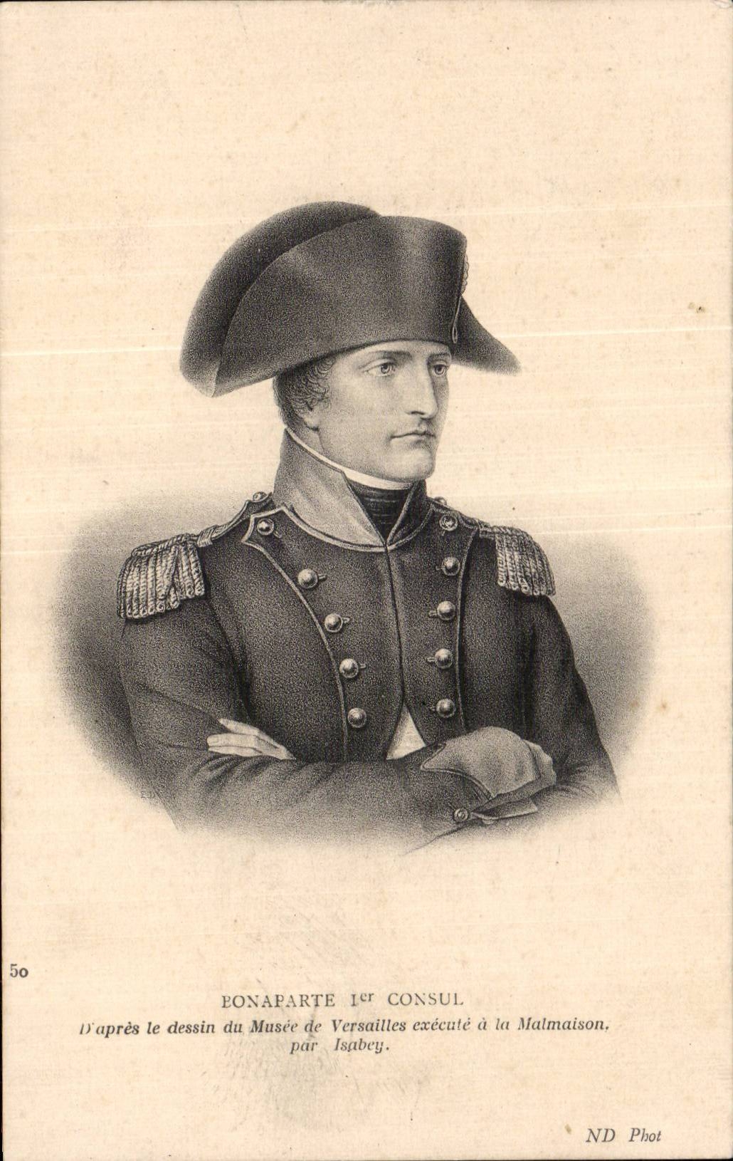 CPA Fantaisie Bonaparte Napoleon 1er consul