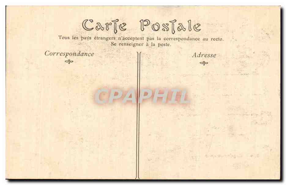CPA Fantaisie Bonaparte Napoleon 1er consul — Rückseite