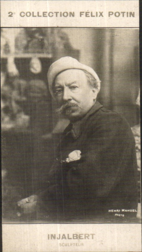 Image - 2 Collection Felix Potin - Injalbert Sculpteur - CPA