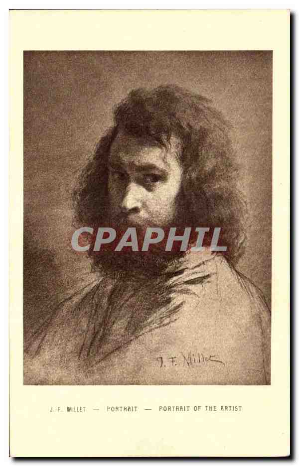 Arts - Tableaux - Millet - Self Portrait - CPA