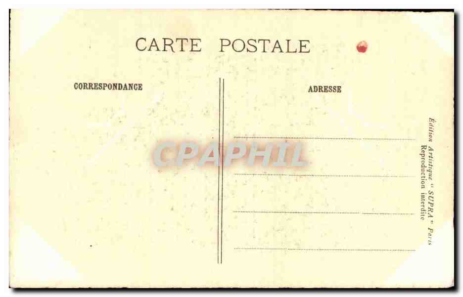 Napoléon Ier à cheval — d'après Horace Vernet — Édition Artistique 'SUPRA' Paris — Reverso