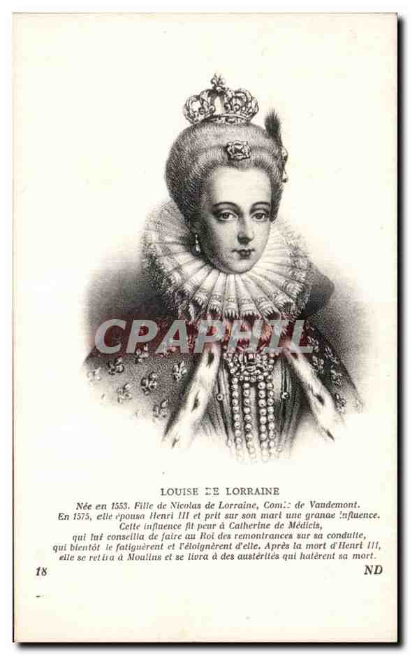 Louise de Lorraine — Portrait gravé — Imp. Levy et Neugierin, Paris