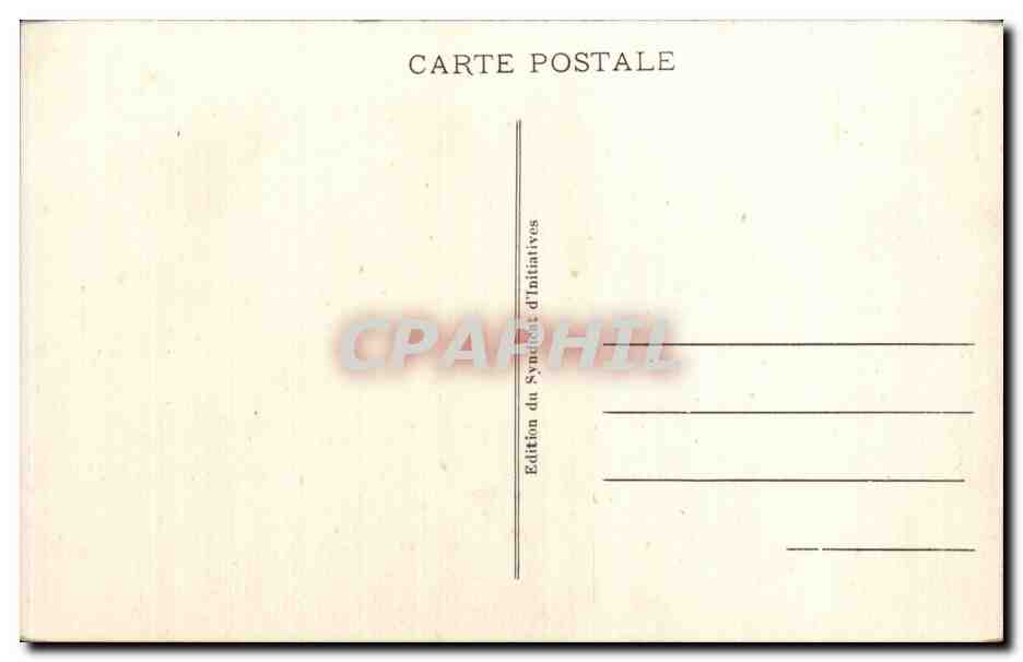 Ecrivain - Author - Writer - Balzac - jeune homme - CPA — Rückseite