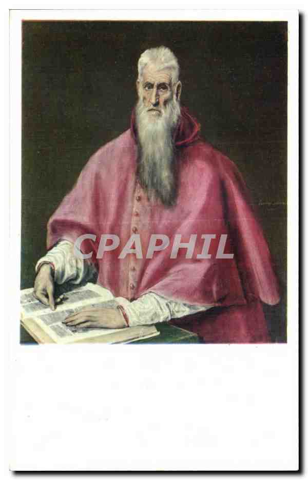 Arts - Tableaux - St Jerome - El Greco - The Frick Collection - New York - CPA