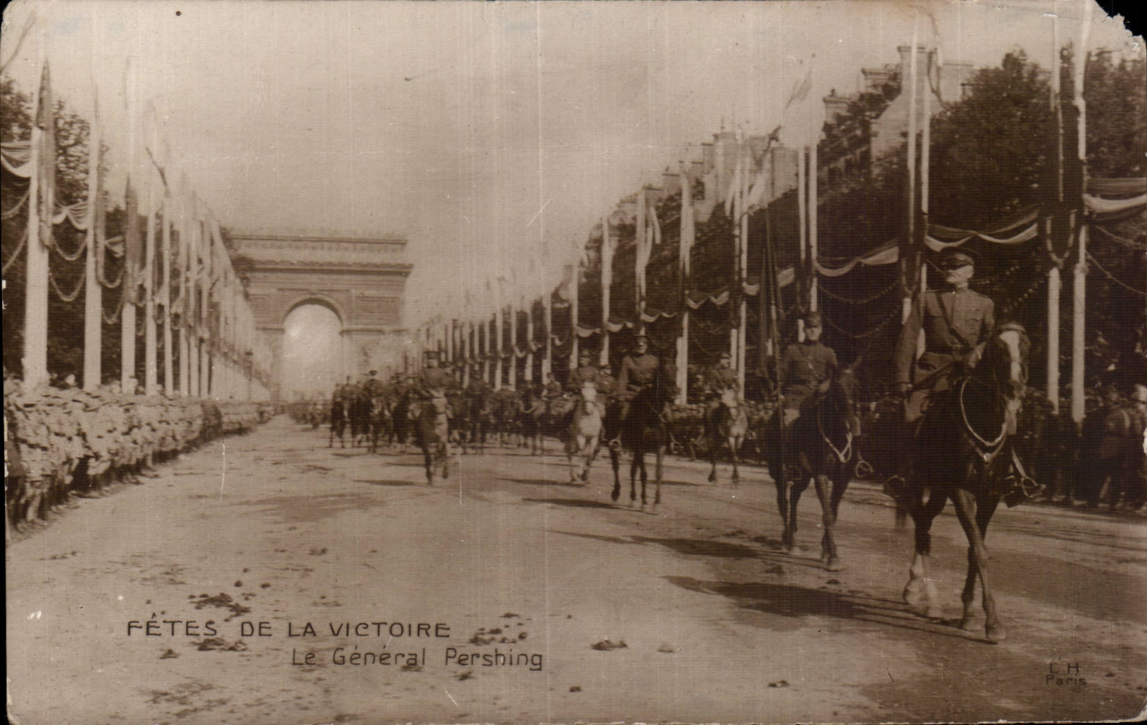 Paris - 8 - Fete de la Victoire - 14 Juillet 1919 - Le General Pershing - CPA