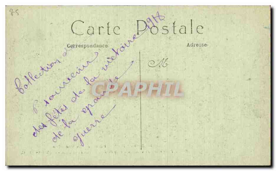 Paris - 8 - Fete de la Victoire - 14 Juillet 1919 - Pyramide de Canons - CPA — Verso