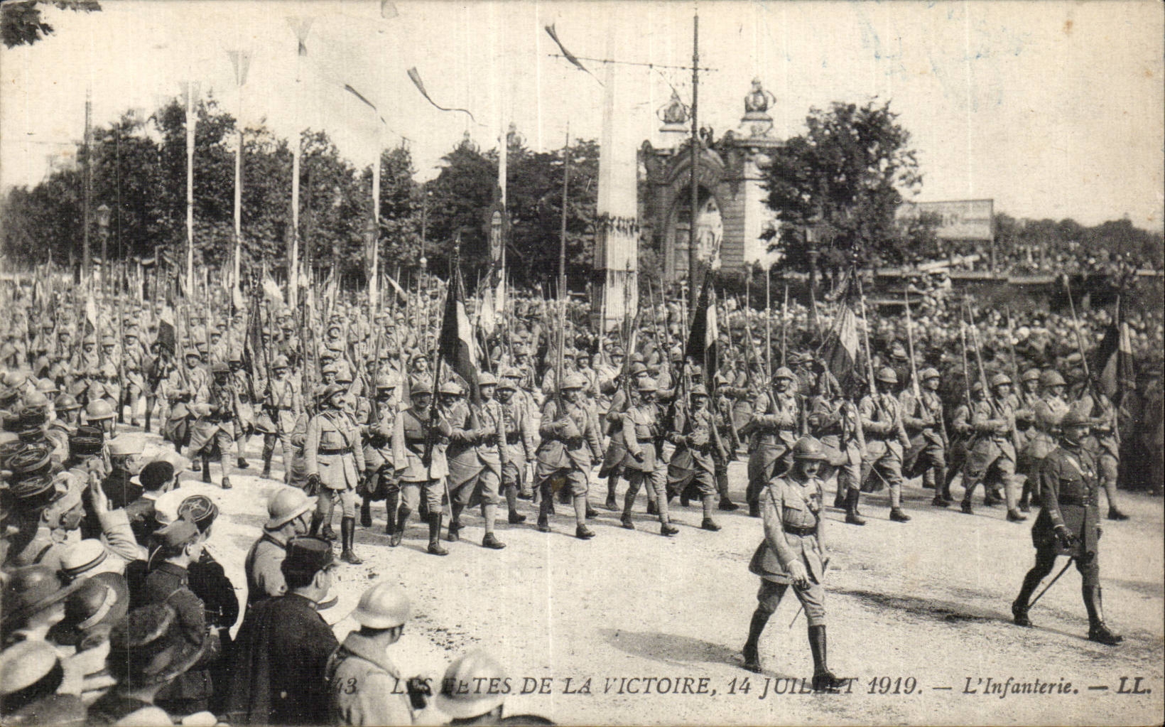 Paris - 8 - Fete de la Victoire - 14 Juillet 1919 - L Infanterie - CPA