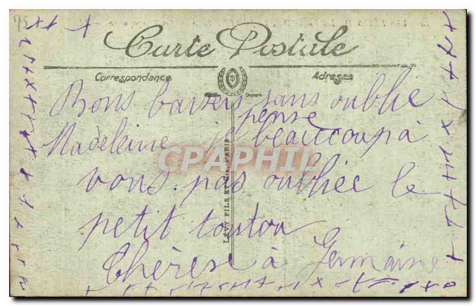 Paris - 8 - Fete de la Victoire - 14 Juillet 1919 - Les Troupes Noires - CPA — Verso