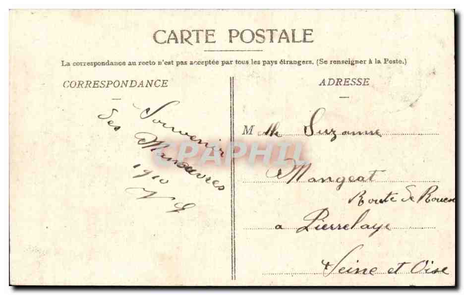 CPA Militaria La guerre de 1914 Camp de Mailly Vue panoramique — Rückseite