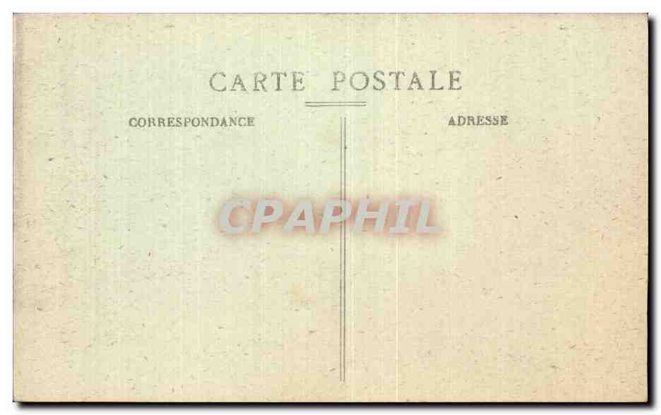 CPA Militaria Reims Rue de Vesle Ruines causees par les obus allemands — Rückseite