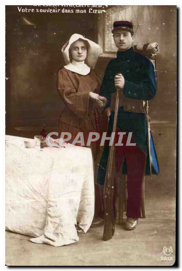 CPA Fantaisie Militaria Soldat
