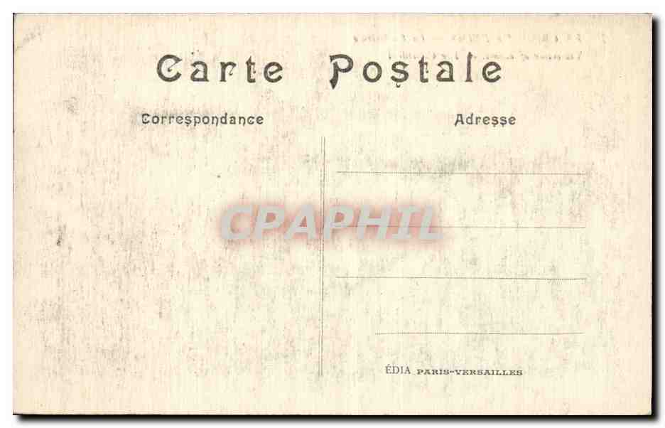 CPA Crime de Reims La cathedrale  — Rückseite