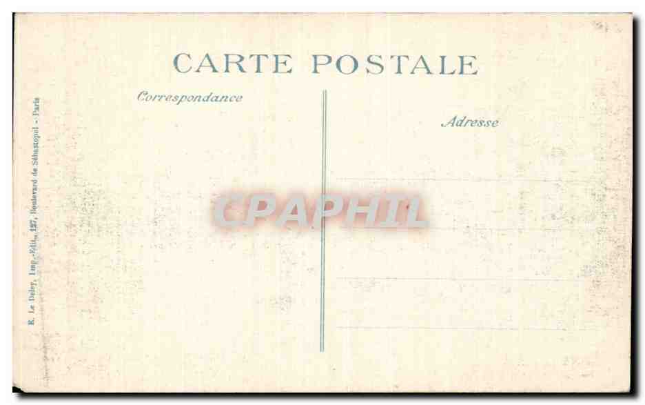 CPA Reims Apres le bombardement Interieur de la cathedrale — Rückseite