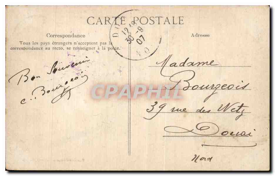 CPA Militaria Ambigu Les dernieres cartouches Piece en 10 tableaux  — Rückseite