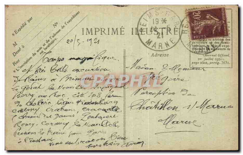 CPA Militaria La grande guerre 1914 The hill 103 witch funnels done by miles — Rückseite